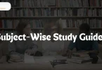 subject-wise study guides
