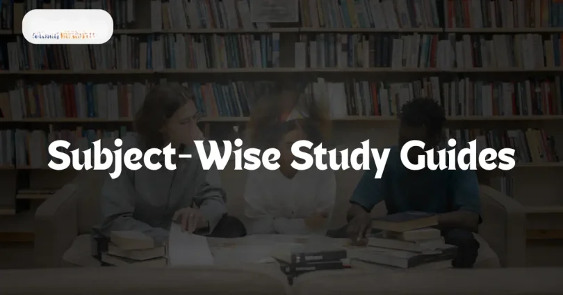 subject-wise study guides